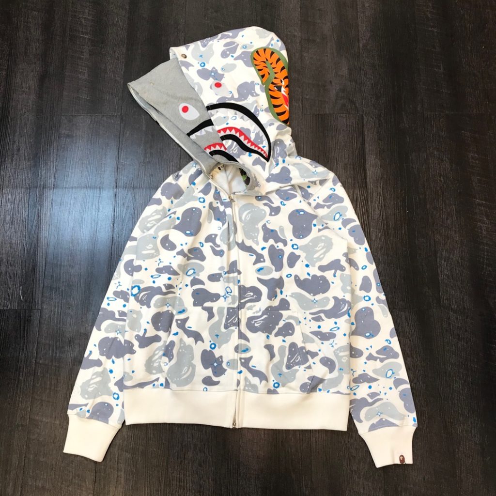 bape shark zip up